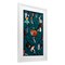 Stupell Industries Woodland Animals & Botanical Sprigs Framed Print Under Glass, design by Metka Hiti